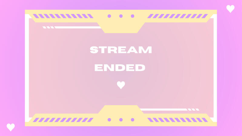 Pastel Twitch End Screen Pastel Twitch End Screen