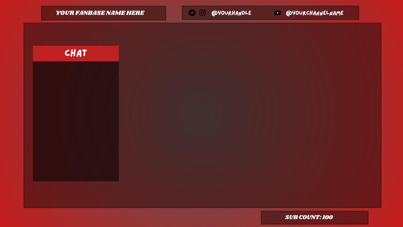 Edgy Twitch Overlay Edgy Twitch Overlay